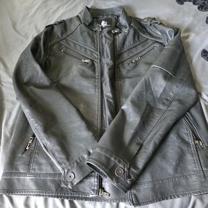 Men's Black Leather Jacket